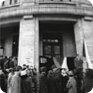 Rassemblement devant l´Université Comenius de Bratislava, 25 janvier 1969 (Photo : Tibor Borský).