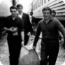 Jan Palach (on the left, with a camera) on his student trip to the Soviet Union, 1967 (Source: Jiří Palach’s archives)