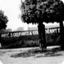 Anti-occupation inscriptions Jan Palach wrote in August 1968 with his friends in Všetaty (Source: ABS)