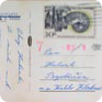 Before his self-immolation, Jan Palach also sent a postcard to his friend Hubert Bystřičan signed “Your Hus” (Source: ABS)
