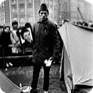 Hunger striker in front of the National Museum, January 1969 (Source: National Museum)