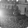Gathering in front of the Faculty of Arts, Charles University, 20 January 1969 (Source: ABS)