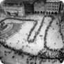 People were waiting for almost eight hours to pay homage to Jan Palach, 24 January 1969. (Photo: Miroslav Hucek)