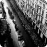 View of Pařížská Street, 25 January 1969 (Photo: Miloš Schmiedberger)