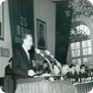 Klement Gotwald pendant les célébrations du deuxième anniversaire du coup d’État de 1948 (source : Archive nationale)