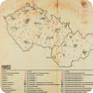 A map of prisons in Czechoslovakia under communism (1953, source: Department of Documentation and History of the Prison Service)