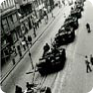 Occupation tanks in Prague on 21 August 1968 (Source: National Museum)