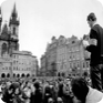 Manifestazione studentesca in Piazza della città vecchia a Praga, 3 maggio 1968 (Fonte: Archivio Nazionale)