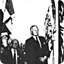 Fotografia dell’inaugurazione del monumento a Jan Palach, agosto 1978 (Fonte: Živé pochodně)