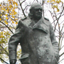 Churchills Denkmal wurde im Park vor dem Universitätsgebäude am 17. November 1999 enthüllt (2. November 2012, Foto: Petr Blažek)