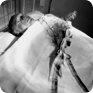 Deceased Jan Palach, 19 January 1969. (Photo: Vladimír Tůma)