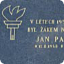 Jan Palach´s commemorative plaque on the school building, 2008 (photo by Petr Blažek)