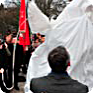 Feierliche Enthüllung von Jan-Palach-Denkmal, 19. Januar 2009 (Foto: Přemysl Fialka)