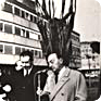 Il sindaco di Roma Clelio Darida durante il discorso inaugurale il 18 gennaio 1969. La fotografia è stata conservata nei fascicoli della Sicurezza Statale. (Fonte:ABS)