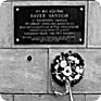 Sándor Bauer’s plaque on the steps of the National Museum in Budapest (photo taken by Petr Blažek on 5 March 2009) 