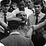 Stadion Desetiletí 8. září 1968, snímky pochází z filmu natočeného tajnou policií (Zdroj: IPN)
